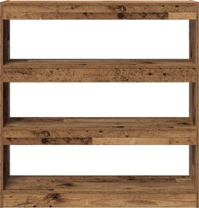 vidaXL Szafka książkowa Stare drewno 100x30x103.2 6
