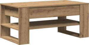vidaXL Stolik kawowy Lite drewno dębowe Średni Stolik kawowy Prostokątny 5