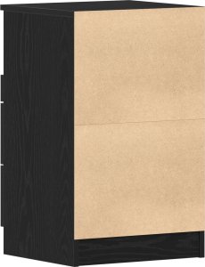 vidaXL Stolik nocny Czarny dąb 40.2 x 36 x 65 cm 6