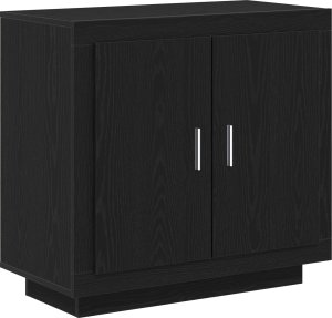 vidaXL Szafka Czarny dąb Drewno inżynieryjne Średni Bufet Prostokątny 3