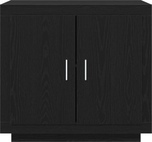 vidaXL Szafka Czarny dąb Drewno inżynieryjne Średni Bufet Prostokątny 6
