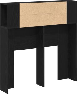 vidaXL Wezgłowie Czarny dąb Drewno 100x18.7x104.5 5