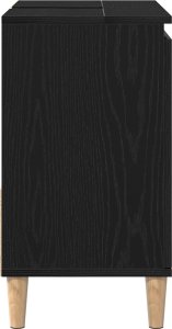 vidaXL Toaletka Czarny dąb Drewno Średnia Toaletka Prosta 8