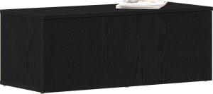 vidaXL szafka RTV Czarny Dąb Drewno Średnia Szafka RTV Prostokątna 2