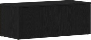 vidaXL szafka RTV Czarny Dąb Drewno Średnia Szafka RTV Prostokątna 3
