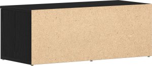 vidaXL szafka RTV Czarny Dąb Drewno Średnia Szafka RTV Prostokątna 6