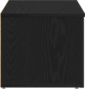 vidaXL szafka RTV Czarny Dąb Drewno Średnia Szafka RTV Prostokątna 8