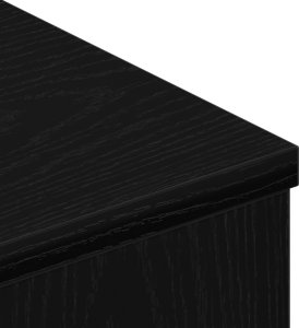 vidaXL szafka RTV Czarny Dąb Drewno Średnia Szafka RTV Prostokątna 9