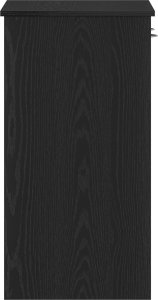 vidaXL Biurko Czarny dąb MDF 80 x 40 x 75 cm (862480) 8