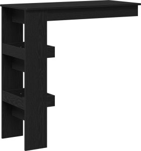 vidaXL Stół barowy Czarny dąb Drewno Standardowy Trwały Stół barowy 5
