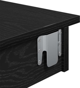 vidaXL Stół barowy Czarny dąb Drewno Standardowy Trwały Stół barowy 8