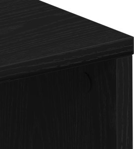 vidaXL Biurko Czarny dąb Dąb 102,5x35x75 cm Biurko do pisania 8