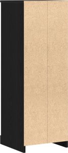 vidaXL Wysoka witryna Czarny dąb MDF Średni Czarny dąb wysoka witryna 6