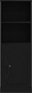 vidaXL Wysoka witryna Czarny dąb MDF Średni Czarny dąb wysoka witryna 7