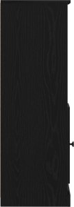 vidaXL Wysoka witryna Czarny dąb MDF Średni Czarny dąb wysoka witryna 8