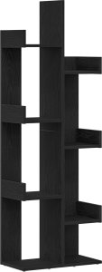 vidaXL Regał Czarny dąb Drewno inżynieryjne 48 x 25.5 x 140 cm 3