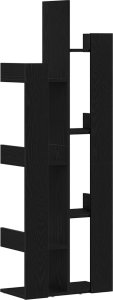vidaXL Regał Czarny dąb Drewno inżynieryjne 48 x 25.5 x 140 cm 5