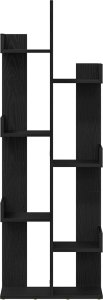 vidaXL Regał Czarny dąb Drewno inżynieryjne 48 x 25.5 x 140 cm 6
