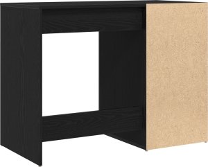 vidaXL Biurko Czarny dąb Średnie Przechowywanie 6