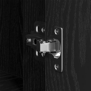 vidaXL Biurko Czarny dąb Średnie Przechowywanie 10