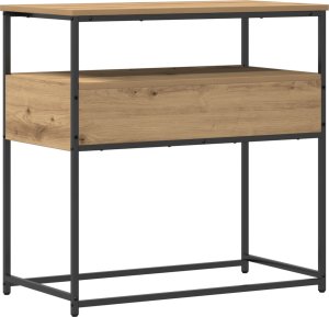 vidaXL Stolik Konsolowy Dąb rzemieślniczy Drewno inżynieryjne 4