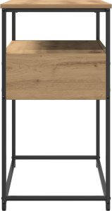 vidaXL Stolik Konsolowy Dąb rzemieślniczy Drewno inżynieryjne 6