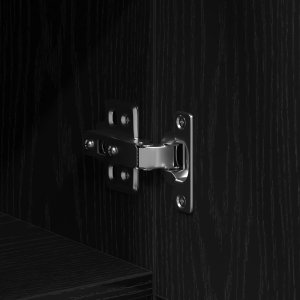 vidaXL Szafka Czarny Dąb Drewno 100 cm szerokości Bufet Prostokątny 9