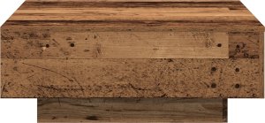 vidaXL Stolik kawowy Stare drewno Lite drewno 80 x 80 x 31 cm Prosty 3