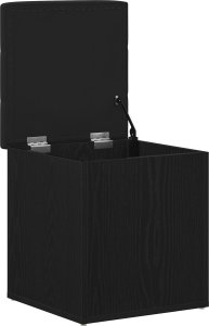 vidaXL Ławka do przechowywania Czarny dąb Drewno 42 x 42 x 45 cm 5