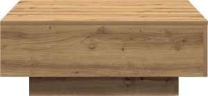 vidaXL Stolik kawowy Dąb rzemieślniczy Drewno lite 80 x 80 x 31 cm 2