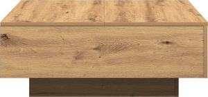 vidaXL Stolik kawowy Dąb rzemieślniczy Drewno lite 80 x 80 x 31 cm 3