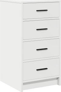 vidaXL Biały Średni Bufet Prostokątny 3