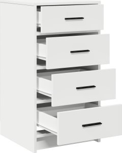 vidaXL Biały Średni Bufet Prostokątny 5