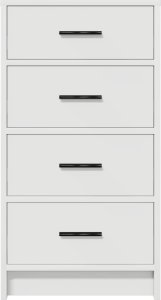 vidaXL Biały Średni Bufet Prostokątny 7