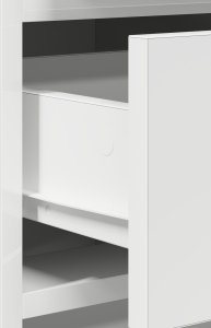 vidaXL Biały Średni Bufet Prostokątny 9