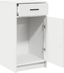 vidaXL Biały Drewno Średni Bufet Prostokątny Współczesny 5