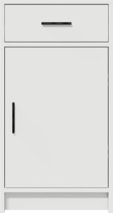 vidaXL Biały Drewno Średni Bufet Prostokątny Współczesny 7