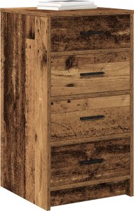 vidaXL Stare drewno Lite drewno z odzysku Średni Bufet Prostokątny 2