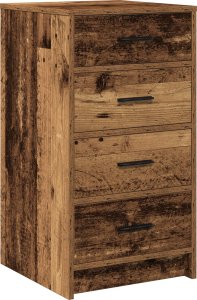 vidaXL Stare drewno Lite drewno z odzysku Średni Bufet Prostokątny 3