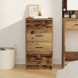 vidaXL Stare drewno Lite drewno z odzysku Średni Bufet Prostokątny 4