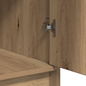 vidaXL Dąb rzemieślniczy Drewno inżynieryjne Kompaktowy Szafka boczna 10