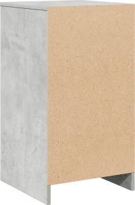 vidaXL Betonowa szara Drewno inżynieryjne Szafka boczna Prostokątna 6