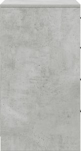 vidaXL Betonowa szara Drewno inżynieryjne Szafka boczna Prostokątna 8