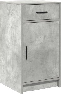 vidaXL Szary beton Drewno inżynieryjne Średni Szafka boczna 3