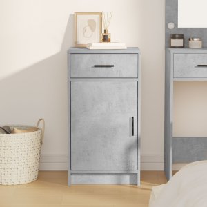 vidaXL Szary beton Drewno inżynieryjne Średni Szafka boczna 4