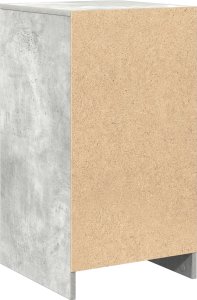 vidaXL Szary beton Drewno inżynieryjne Średni Szafka boczna 6