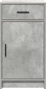 vidaXL Szary beton Drewno inżynieryjne Średni Szafka boczna 7