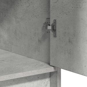 vidaXL Szary beton Drewno inżynieryjne Średni Szafka boczna 10