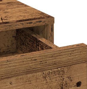 vidaXL Stare drewno Drewno kompozytowe Średni Rustykalny bufet 9