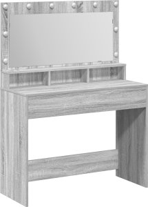vidaXL Szary sonoma 100 x 41 x 135 cm Lustro 3